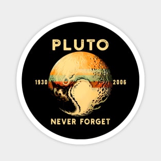 Vintage Retro Planet Pluto 1930-2006 T-Shirt - Nostalgic Space Tee Magnet